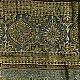 chocolate brown indigo blue moss green ajrakh modal silk dupatta hand block printed jhar floral sprig jaal body ornate circular medallion pallu traditional mihrab arched detail wedding festive wear sustainable luxury natural dyed with tassels