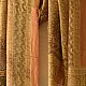 mulberry silk ajrakh dupatta mustard gold olive brown interlocking geometric floral jaal circular medallion palla block print hand block printed natural dyed silk dupatta