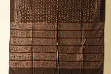 Sakhi . सखी ⁂ Ajrakh Block Printed Pure Cotton Dupatta  (49)