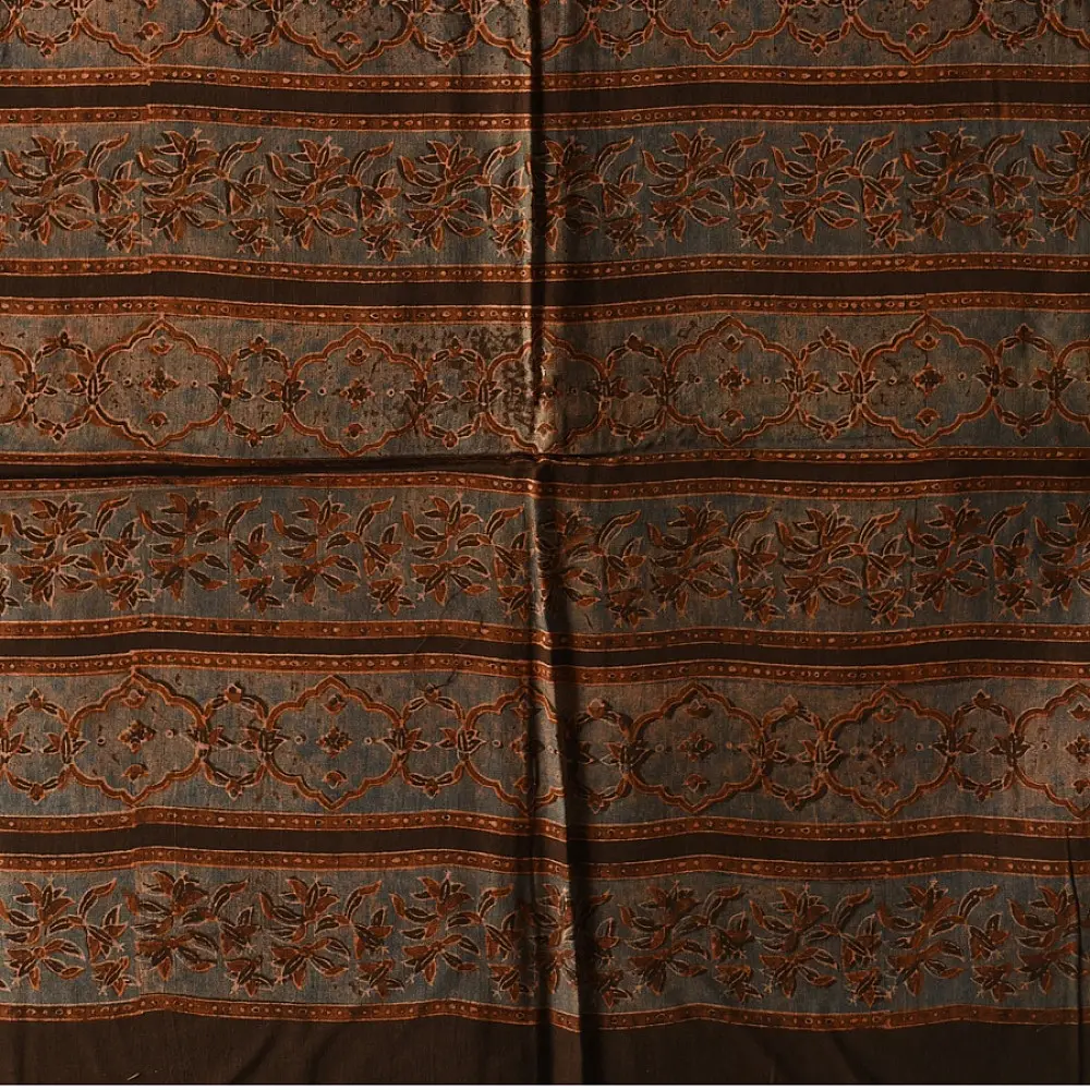 Shop Ajrakh Block Printed Pure Cotton Dupatta