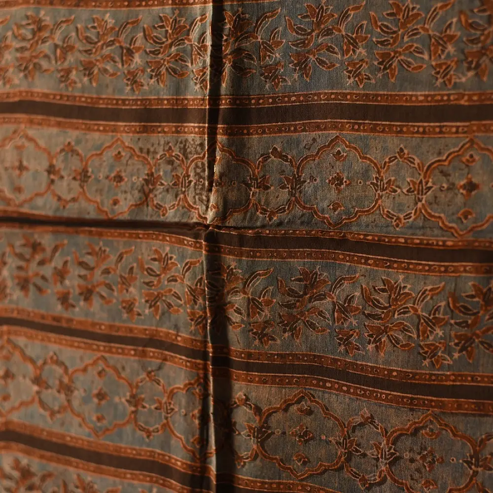 Shop Ajrakh Block Printed Pure Cotton Dupatta
