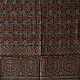 Ajrakh printed cotton dupatta with intricate hand carved block patterns