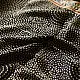 black gold ajrakh modal silk dupatta hand block printed large chand moon medallion bundi dot jaal body ornate eight-pointed star pallu traditional mihrab arched detail wedding festive wear sustainable luxury natural dyed with tassels