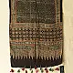 black gold ajrakh modal silk dupatta hand block printed large chand moon medallion bundi dot jaal body ornate eight-pointed star pallu traditional mihrab arched detail wedding festive wear sustainable luxury natural dyed with tassels