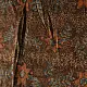 chocolate brown indigo madder red ajrakh modal silk dupatta hand block printed floral vine jaal body ornate geometric lozenge pallu traditional mihrab arched detail wedding festive wear sustainable luxury natural dyed with tassels