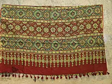 चारु ⚘ Ajrakh Mul Cotton Saree ⚘ 17
