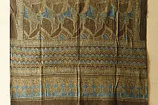 Sakhi . सखी | Ajrakh Block Printed Pure Cotton Dupatta  (18)