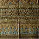 Dual-toned Ajrakh cotton dupatta with intricate detailing
