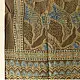 Dual-toned Ajrakh cotton dupatta with intricate detailing