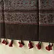 Handcrafted Ajrakh dupatta with pure cotton weave and natural dye finish