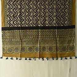 Sakhi . सखी ⁂ Ajrakh Block Printed Pure Cotton Dupatta (19)