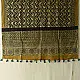 Ajrakh block print dupatta in pure cotton with earthy natural colors