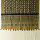 Ajrakh block print dupatta in pure cotton with earthy natural colors