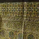 Ajrakh block print dupatta in pure cotton with earthy natural colors