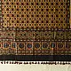 Ajrakh resist dyed pure cotton dupatta with bold symmetrical patterns
