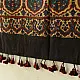 Ajrakh resist dyed pure cotton dupatta with bold symmetrical patterns