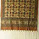 Yellow and orange multi-coloured Ajrakh cotton dupatta with heritage design