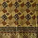 Yellow and orange multi-coloured Ajrakh cotton dupatta with heritage design