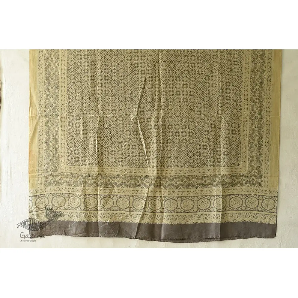 buy Ajrakh Natural Dyed ~ Mulberry Silk Dupatta