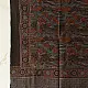 Black and red Ajrakh cotton dupatta with detailed geometric composition