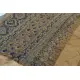 Organza ajrakh printed saree with zari border