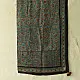 teal indigo ajrakh cotton square scarf red cream floral jaal vine block print hand block printed natural dyed scarf tassels