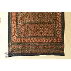 Sakhi . सखी ~ Both Side Block Printed Ajrakh Cotton Dupatta (K)