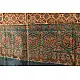 Pure cotton Ajrakh dupatta featuring traditional Kutch block print patterns