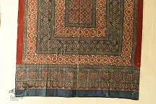 Sakhi . सखी ~ Both Side Printed - Ajrakh Cotton Dupatta (L)