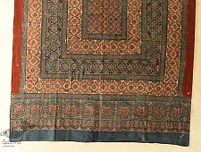 Sakhi . सखी ~ Both Side Printed - Ajrakh Cotton Dupatta (L)