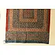 Pure cotton Ajrakh dupatta featuring traditional Kutch block print patterns