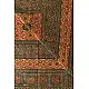 Red and indigo Ajrakh dupatta with traditional Kutch-inspired motifs