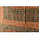 Red and indigo Ajrakh dupatta with traditional Kutch-inspired motifs