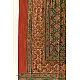 Multi-coloured Ajrakh block print dupatta with rich earthy tones