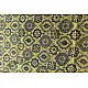 Dual-toned Ajrakh cotton dupatta in green and indigo with intricate detailing