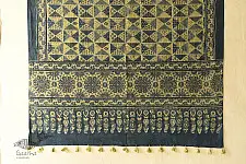 Sakhi . सखी ~ Ajrakh Block Printed Pure Cotton Dupatta (G)