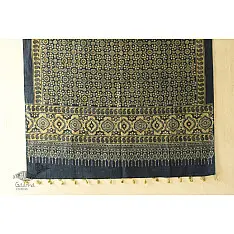 Sakhi . सखी ~ Ajrakh Block Printed Pure Cotton Dupatta (H)