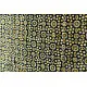 Yellow and Indigo dual-toned Ajrakh dupatta with natural dye finish