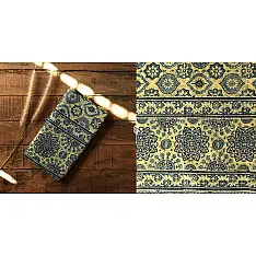 Sakhi . सखी ~ Ajrakh Block Printed Pure Cotton Dupatta (D)
