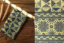 Sakhi . सखी ~ Ajrakh Block Printed Pure Cotton Dupatta (G)