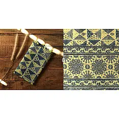 Sakhi . सखी ~ Ajrakh Block Printed Pure Cotton Dupatta (G)
