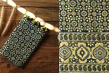Sakhi . सखी ~ Ajrakh Block Printed Pure Cotton Dupatta (H)