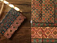 Sakhi . सखी ~ Both Side  Ajrakh Printed Cotton Dupatta (M)