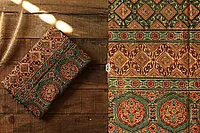 Sakhi . सखी ~ Both Side Block Printed Ajrakh Pure Cotton Dupatta (N)