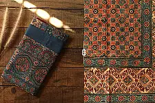Sakhi . सखी ~ Both Side Printed - Ajrakh Cotton Dupatta (L)