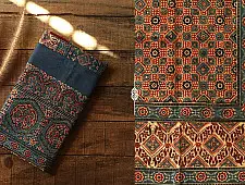 Sakhi . सखी ~ Both Side Printed - Ajrakh Cotton Dupatta (L)