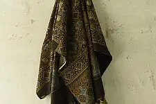 Sakhi . सखी ⁂ Ajrakh Block Printed Pure Cotton Dupatta (25)
