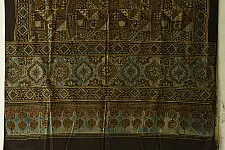 Sakhi . सखी ⁂ Ajrakh Block Printed Pure Cotton Dupatta (25)