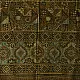 Indigo toned Handcrafted Ajrakh block print pure cotton dupatta 