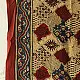 Ajrakh hand block printed pure cotton dupatta with traditional geometric motifs
